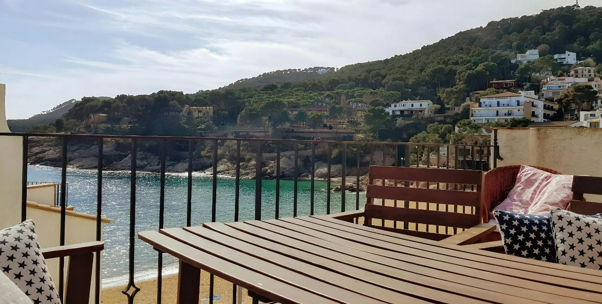 Tamariu Beach 2 - Terrace Penthouse On The Beach Apartment