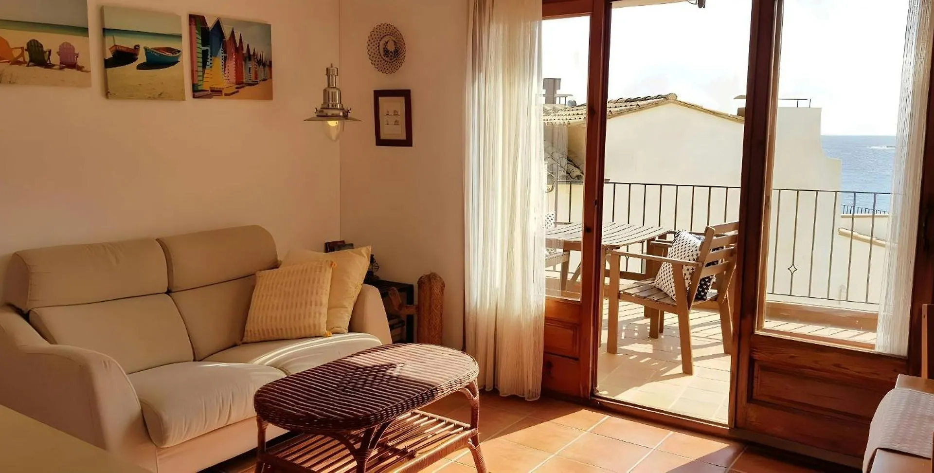 Tamariu Beach 2 - Terrace Penthouse On The Beach Apartment